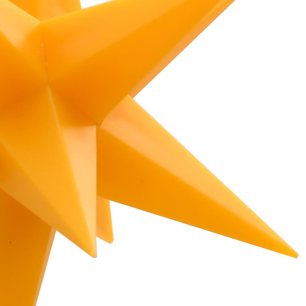 Kalėdinis šviestuvas ICEPATH, geltonos spalvos, 10cm, 10 LED lempučių