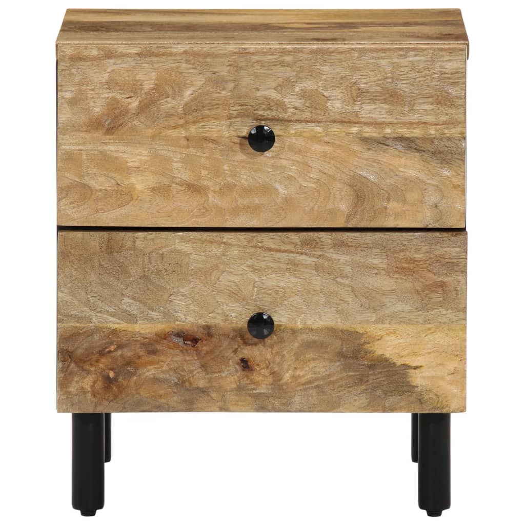 Bedside cabinets, 2 pcs., 40x33x46cm, solid mango wood