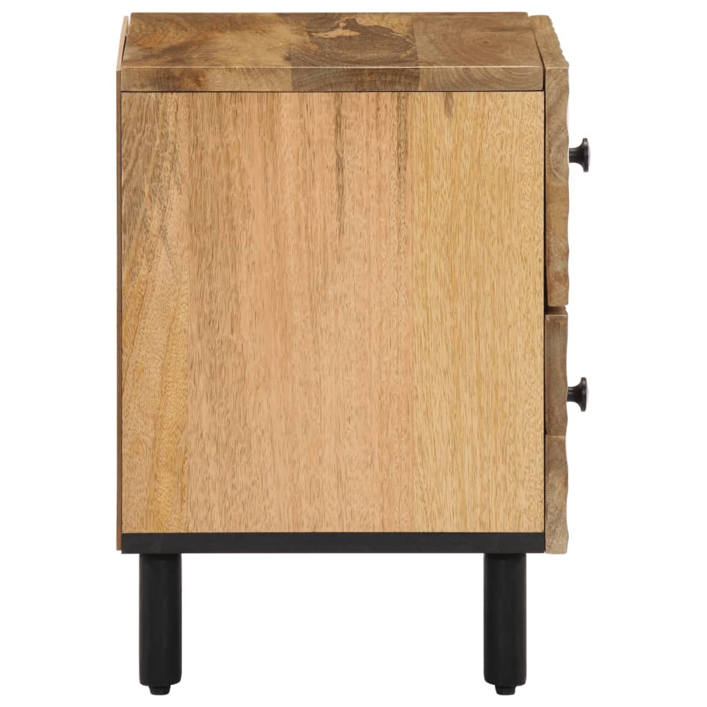 Bedside cabinets, 2 pcs., 40x33x46cm, solid mango wood