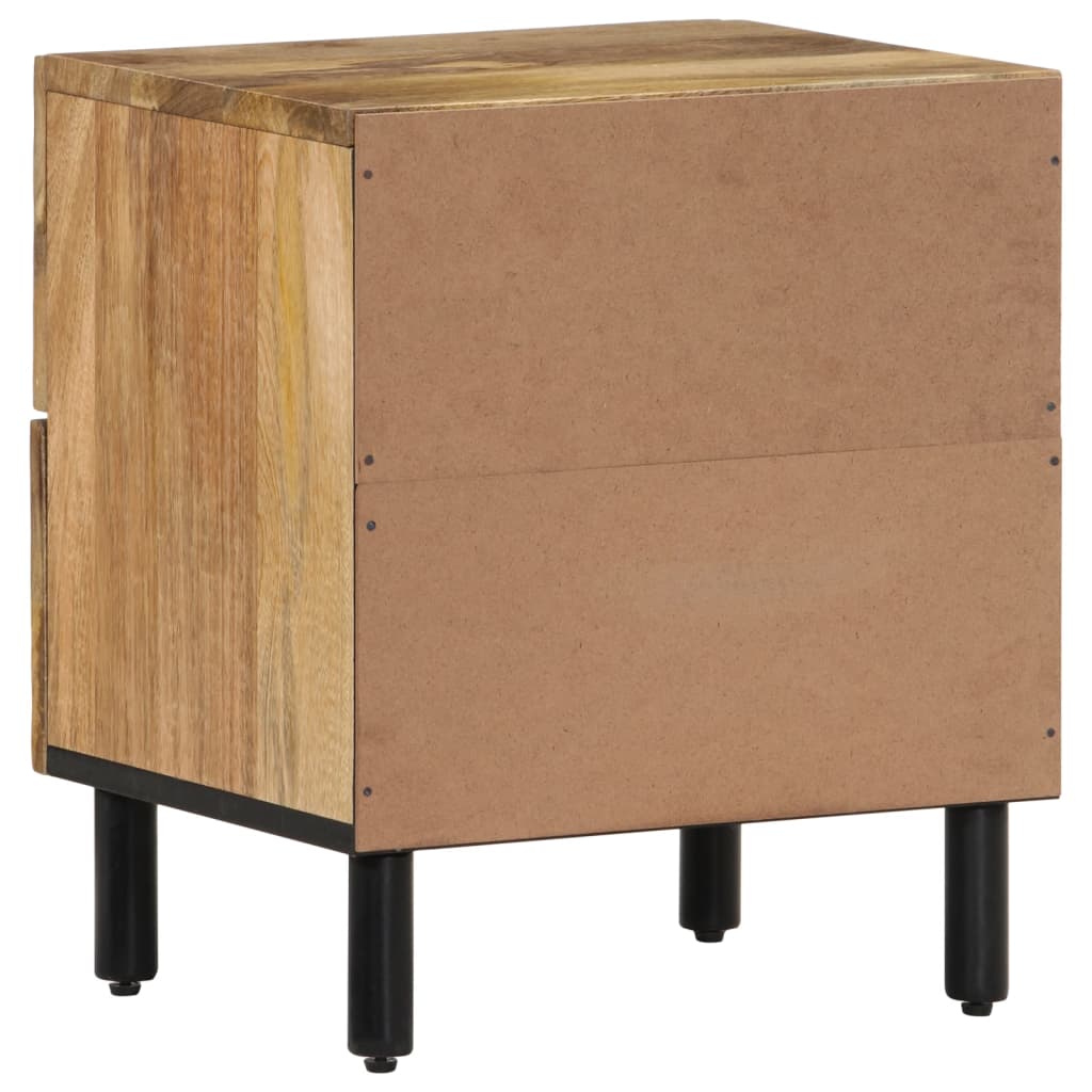 Bedside cabinets, 2 pcs., 40x33x46cm, solid mango wood