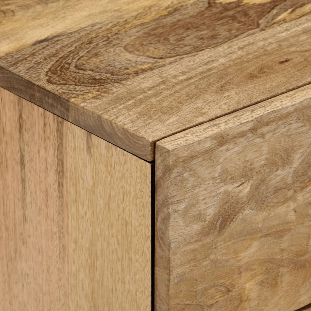 Bedside cabinets, 2 pcs., 40x33x46cm, solid mango wood