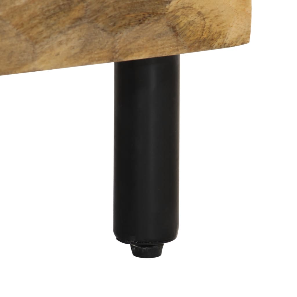 Bedside cabinets, 2 pcs., 40x33x46cm, solid mango wood