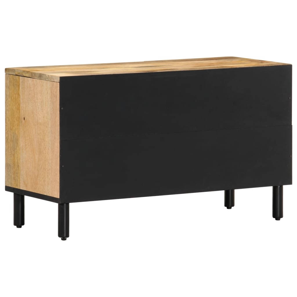 TV cabinet, 80x31x46cm, solid mango wood