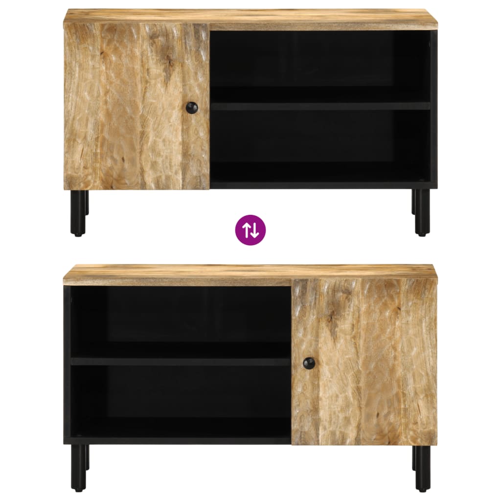 TV cabinet, 80x31x46cm, solid mango wood