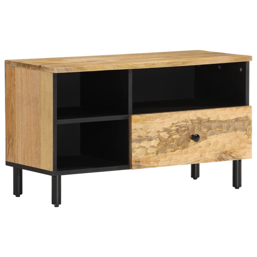 TV cabinet, 80x33x46cm, solid mango wood