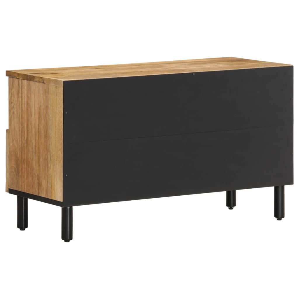 TV cabinet, 80x33x46cm, solid mango wood
