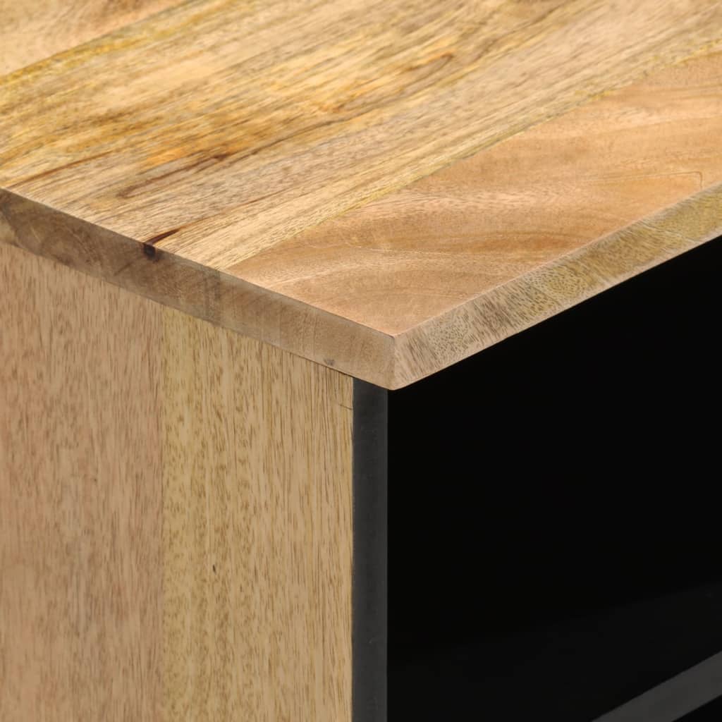 TV cabinet, 80x33x46cm, solid mango wood