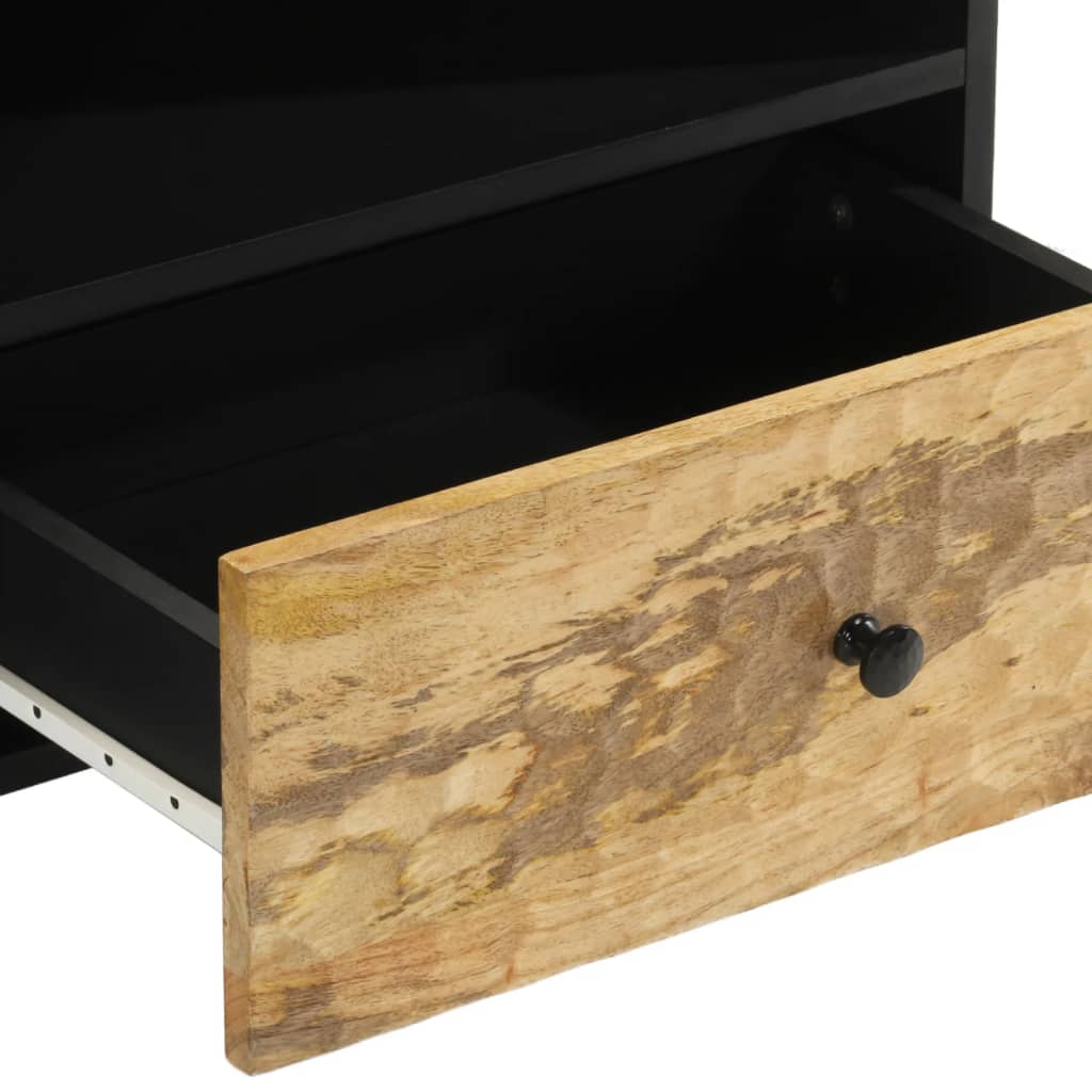 TV cabinet, 80x33x46cm, solid mango wood