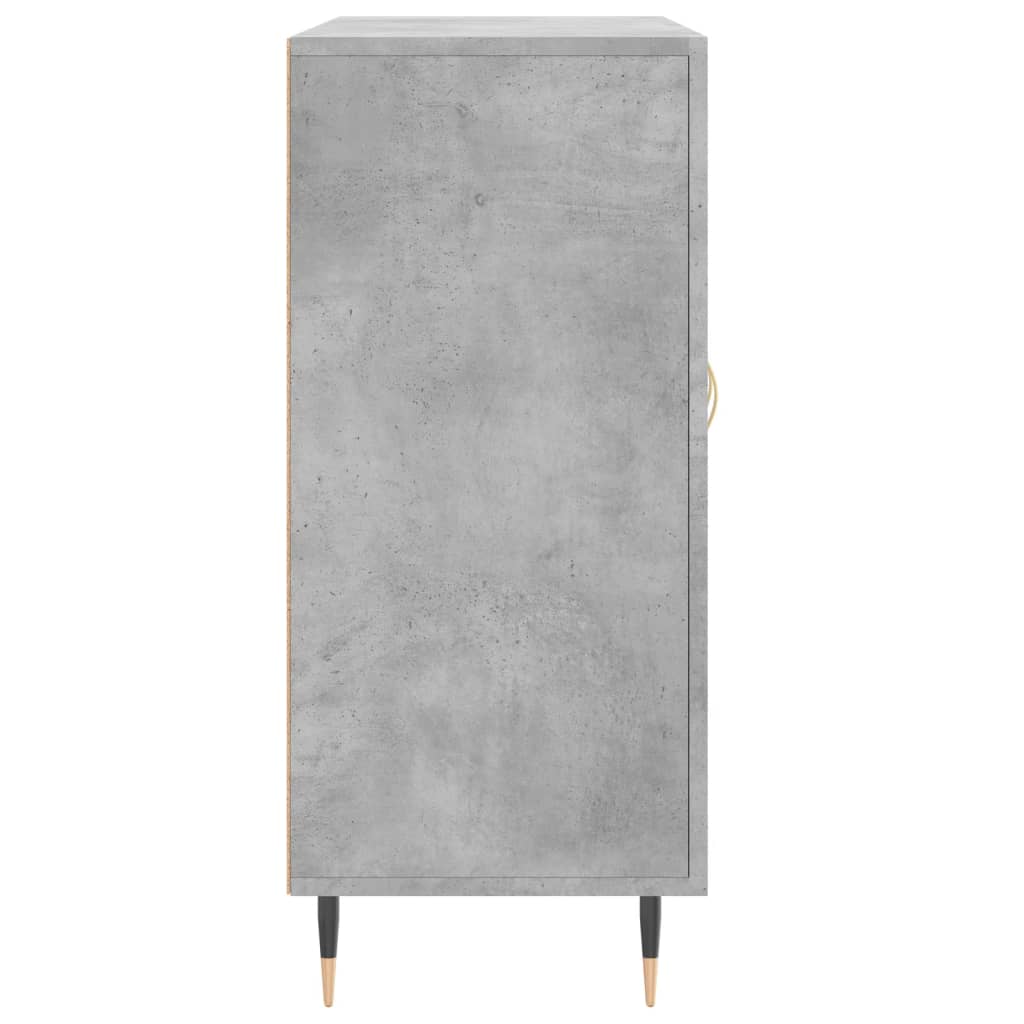 Sideboard, concrete gray, 90x34x80cm, engineered wood