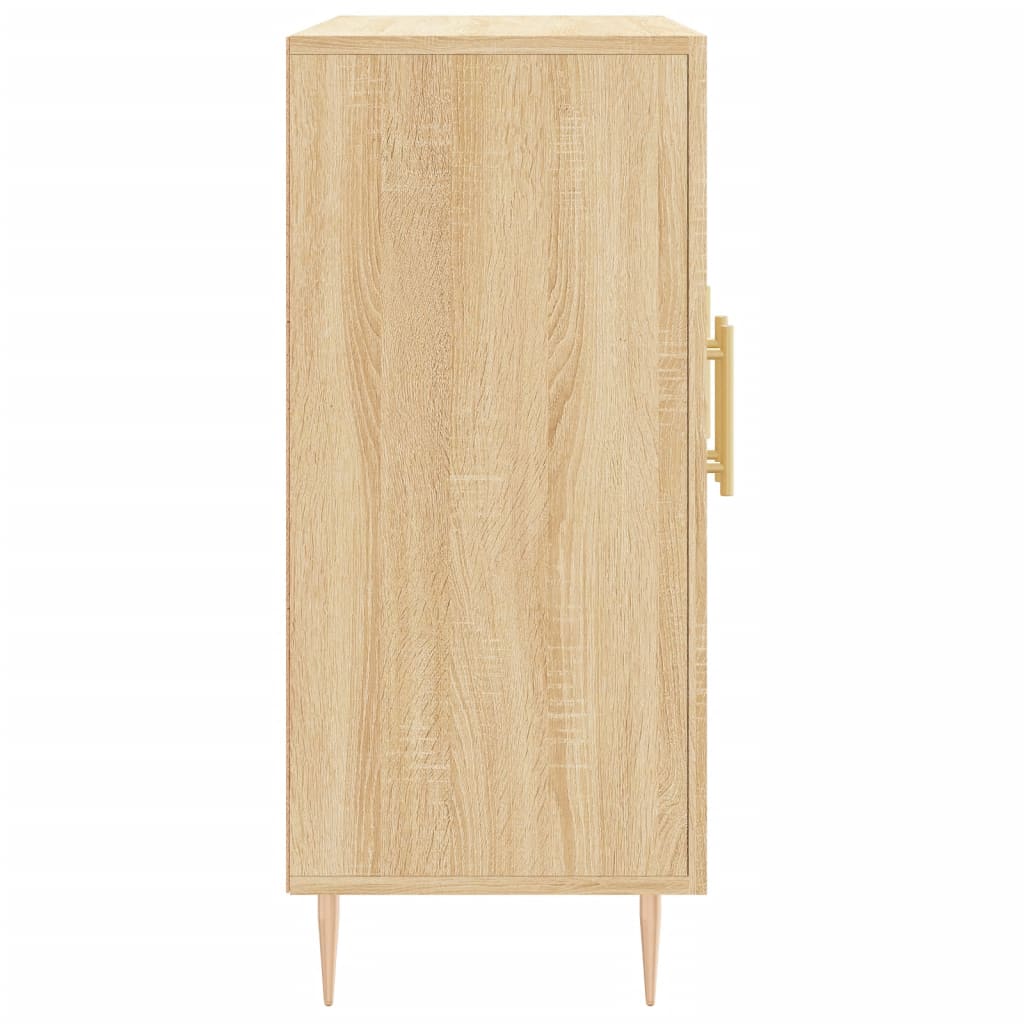 Sideboard, Sonoma oak, 90x34x80cm, engineered wood