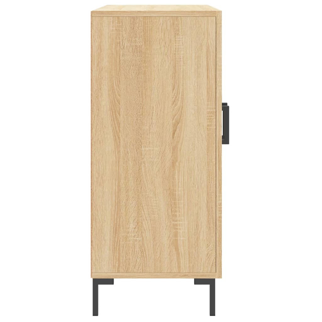 Sideboard, Sonoma oak, 90x34x80cm, engineered wood