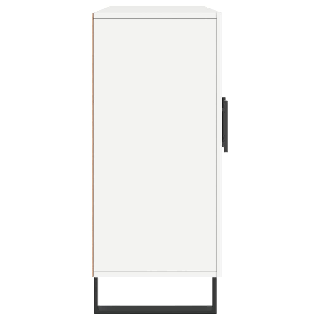 Sideboard, white, 90x34x80cm, engineered wood