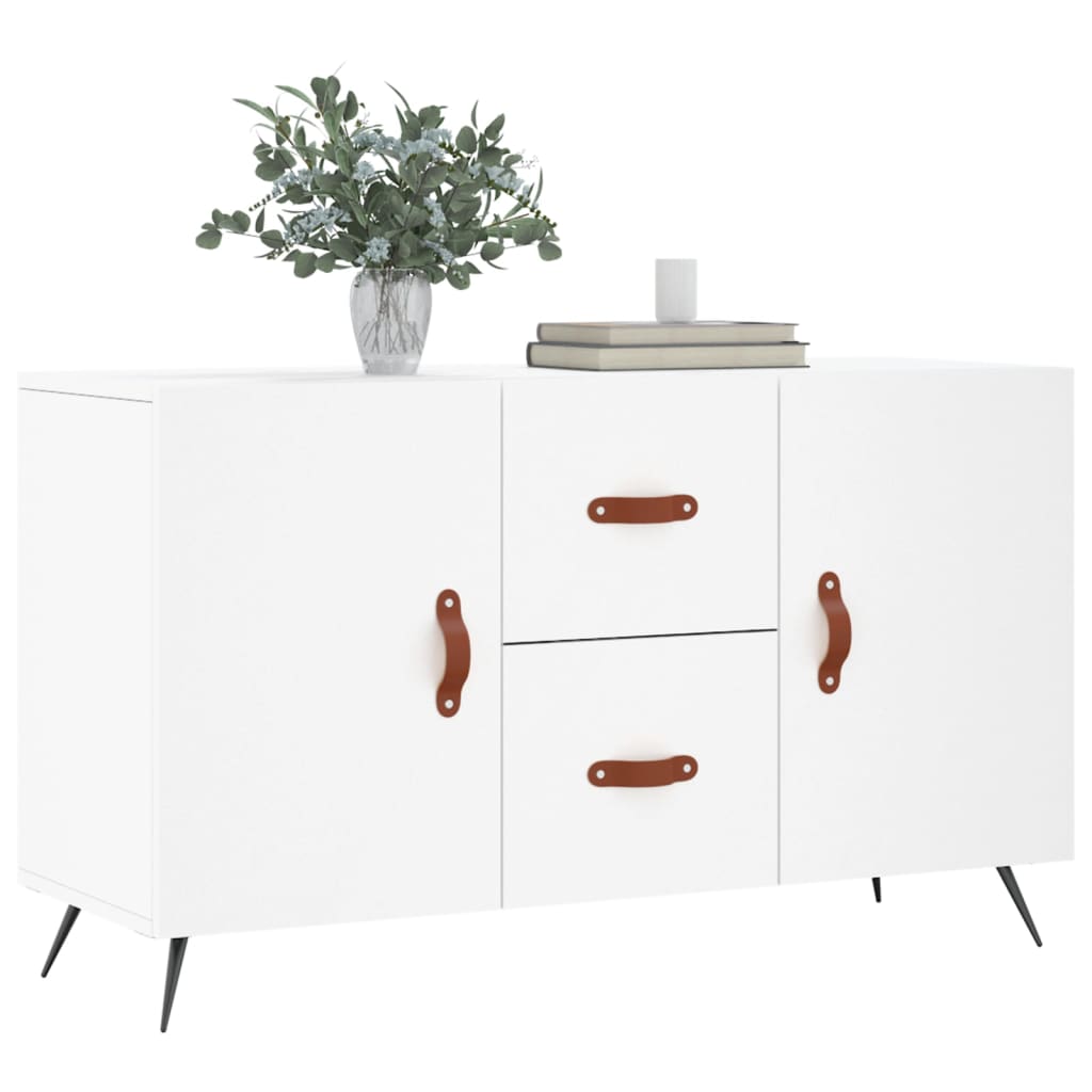 Side cabinet, white, 100x36x60cm, engineered wood