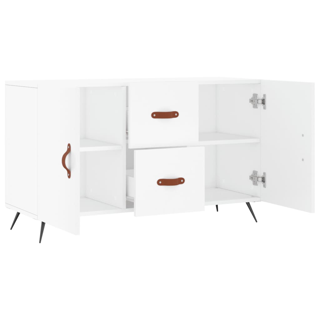 Side cabinet, white, 100x36x60cm, engineered wood
