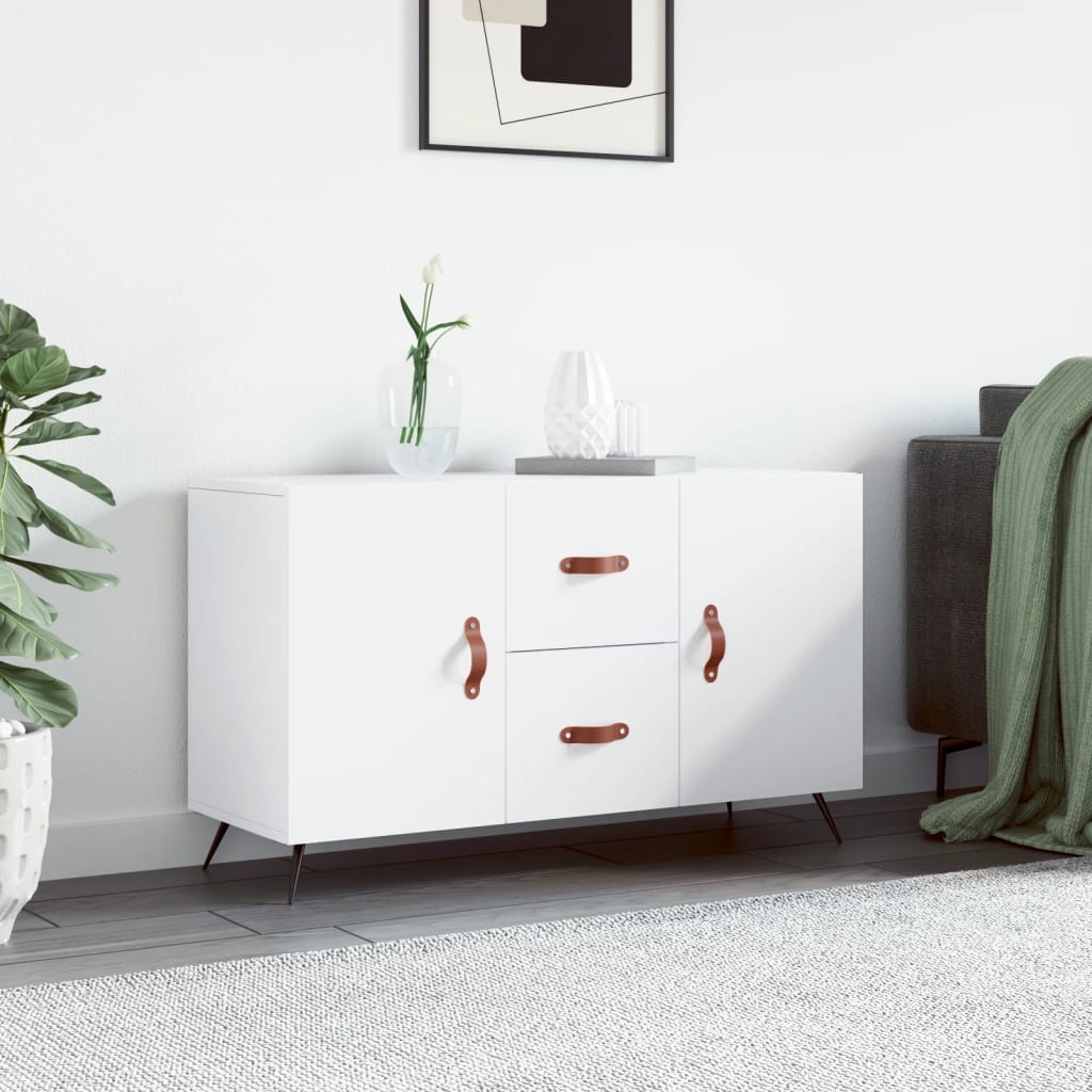 Side cabinet, white, 100x36x60cm, engineered wood