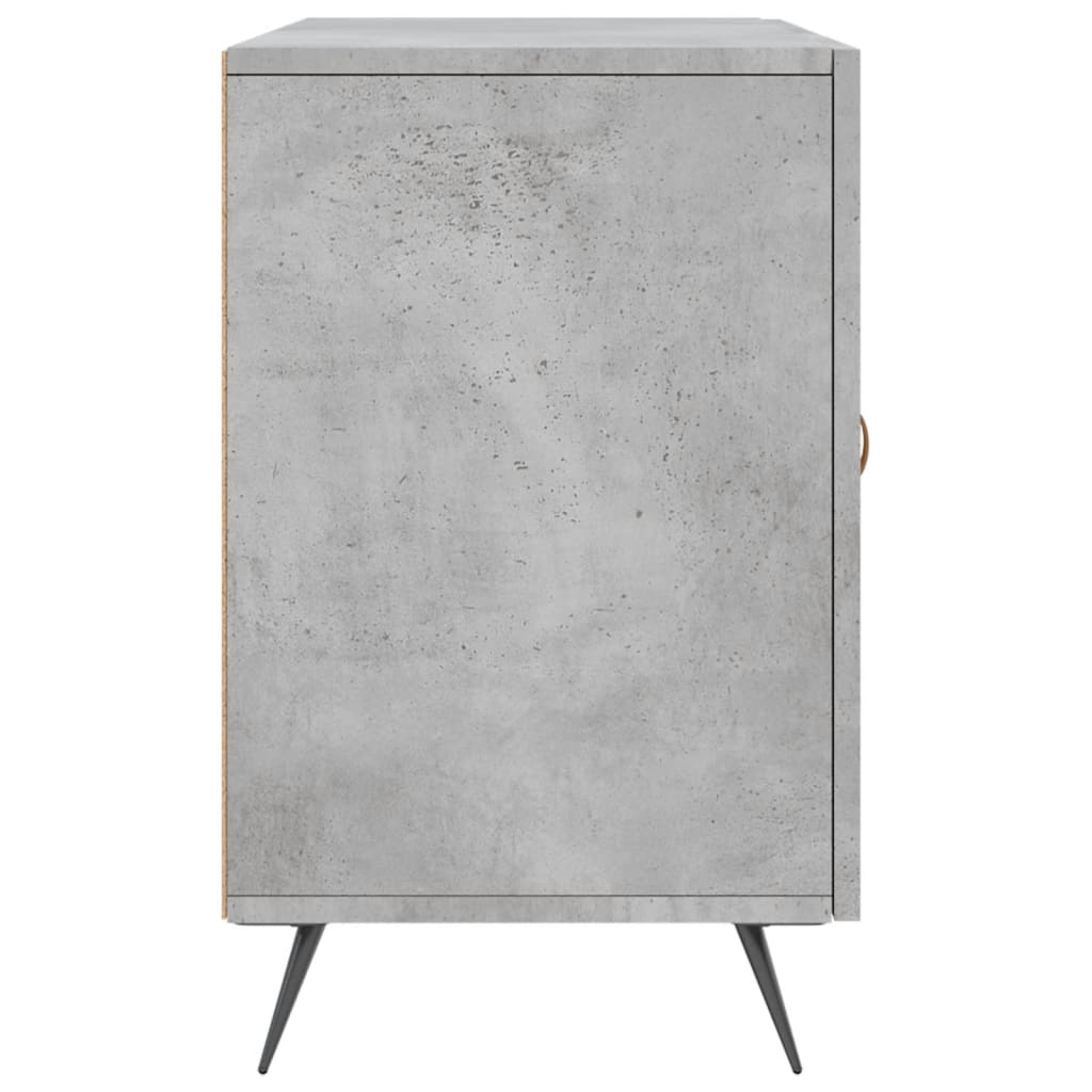 Šoninė spintelė, betono pilka, 100x36x60cm, apdirbta mediena