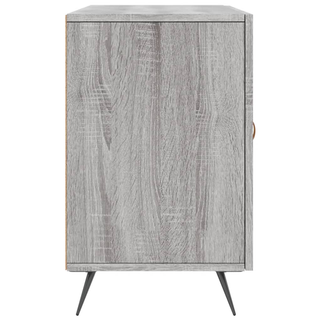 Šoninė spintelė, pilka ąžuolo, 100x36x60cm, apdirbta mediena