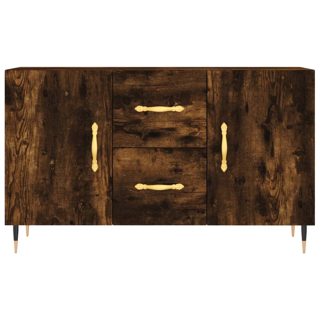 Šoninė spintelė, dūminio ąžuolo, 100x36x60cm, apdirbta mediena