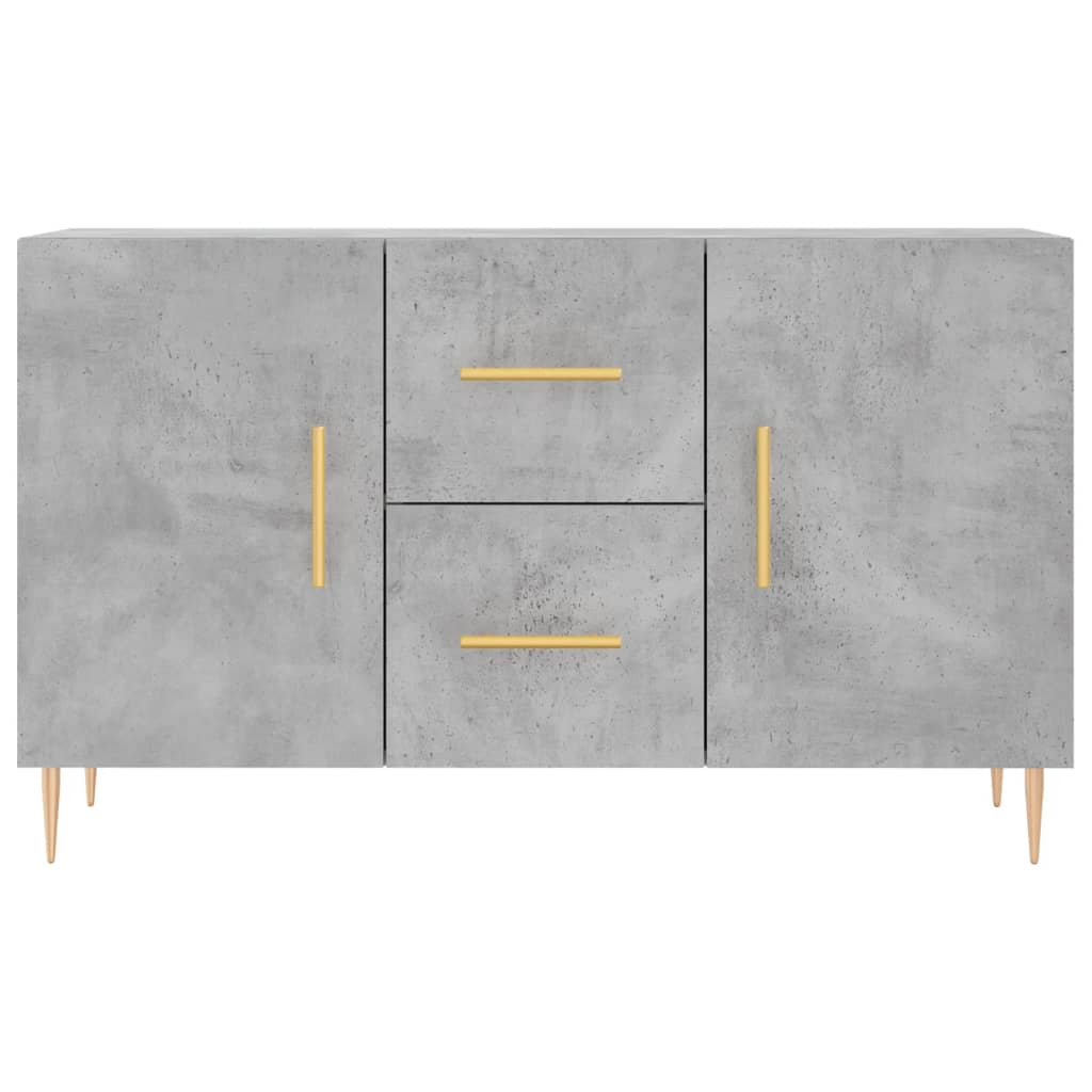Side cabinet, concrete gray, 100x36x60cm, engineered wood