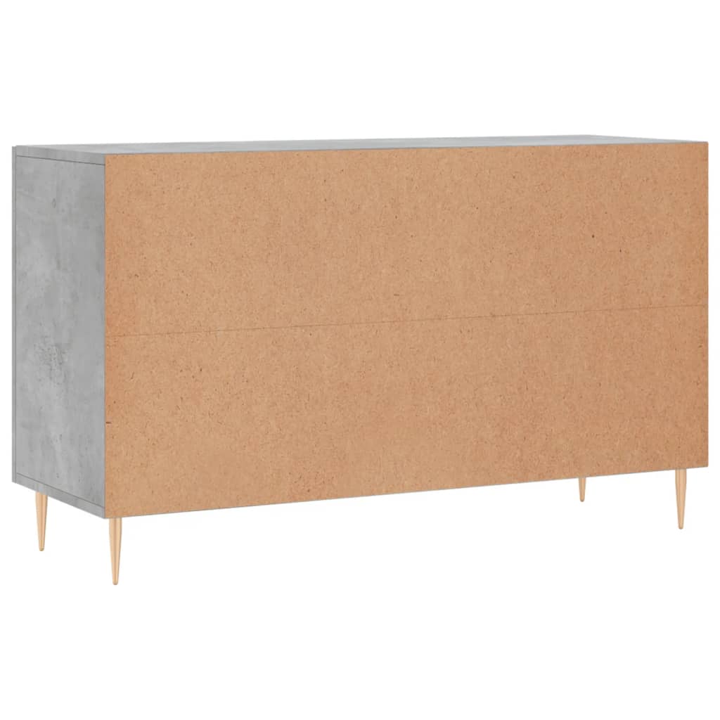 Side cabinet, concrete gray, 100x36x60cm, engineered wood