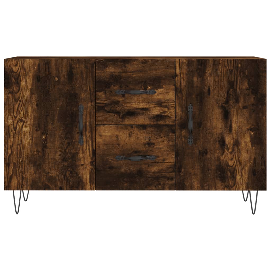 Sānu skapītis, dūmu ozols, 100x36x60cm, apstrādāta koksne
