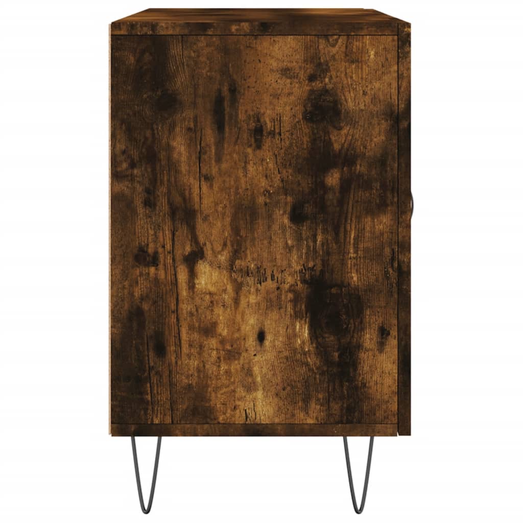 Sānu skapītis, dūmu ozols, 100x36x60cm, apstrādāta koksne