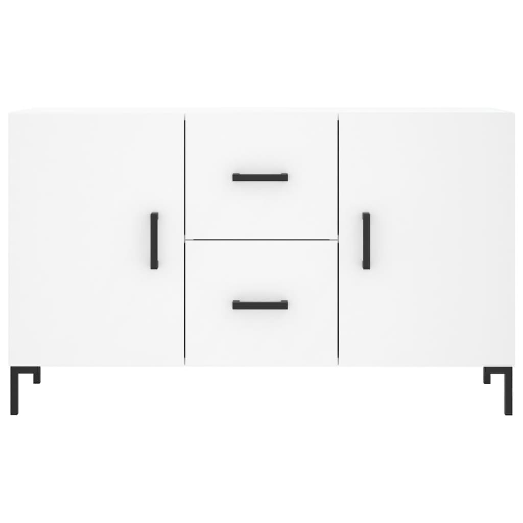 Side cabinet, white, 100x36x60cm, engineered wood