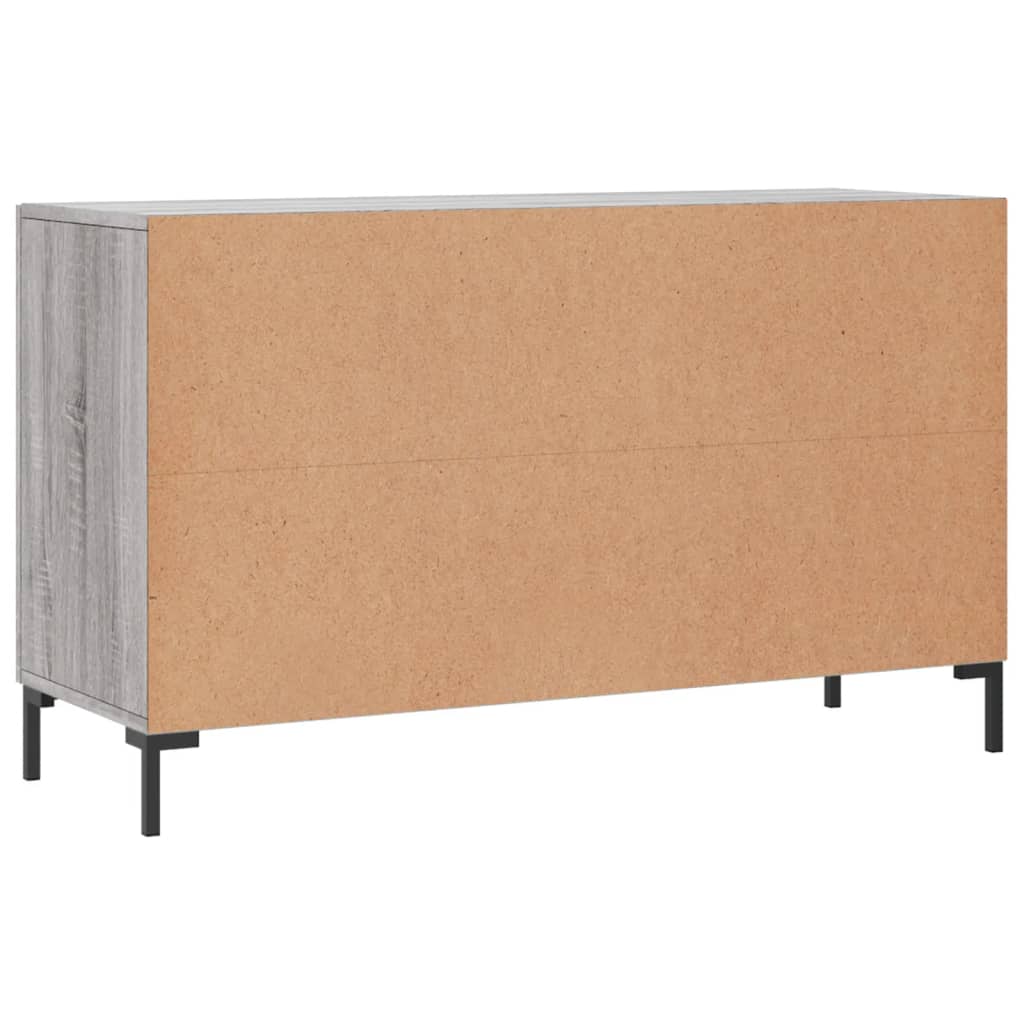 Sānu skapītis, pelēks ozols, 100x36x60cm, apstrādāta koksne