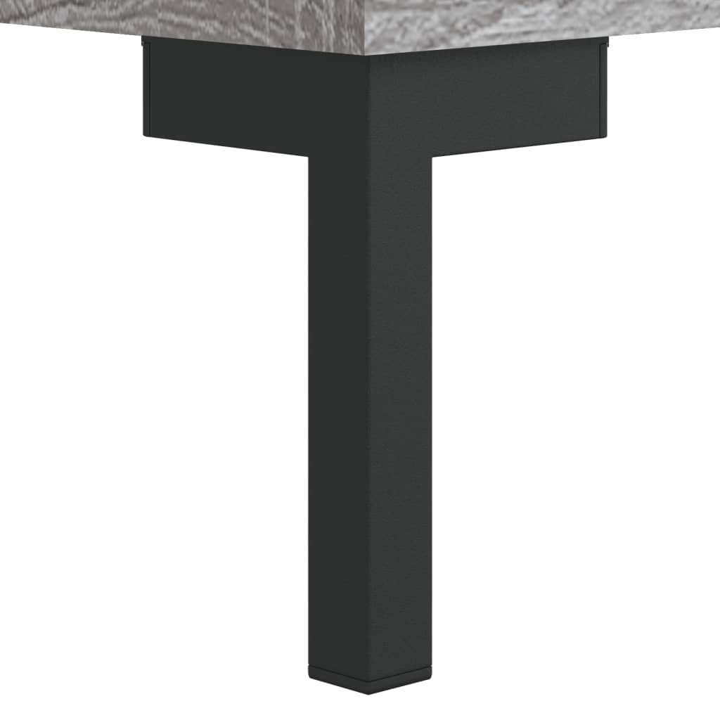 Sānu skapītis, pelēks ozols, 100x36x60cm, apstrādāta koksne