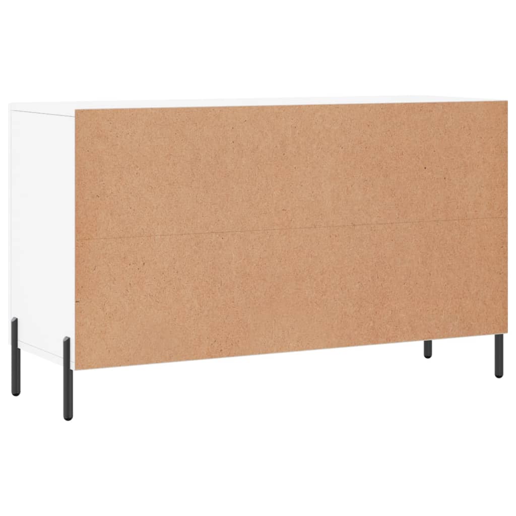 Sānu skapītis, balts, 100x36x60cm, apstrādāta koksne
