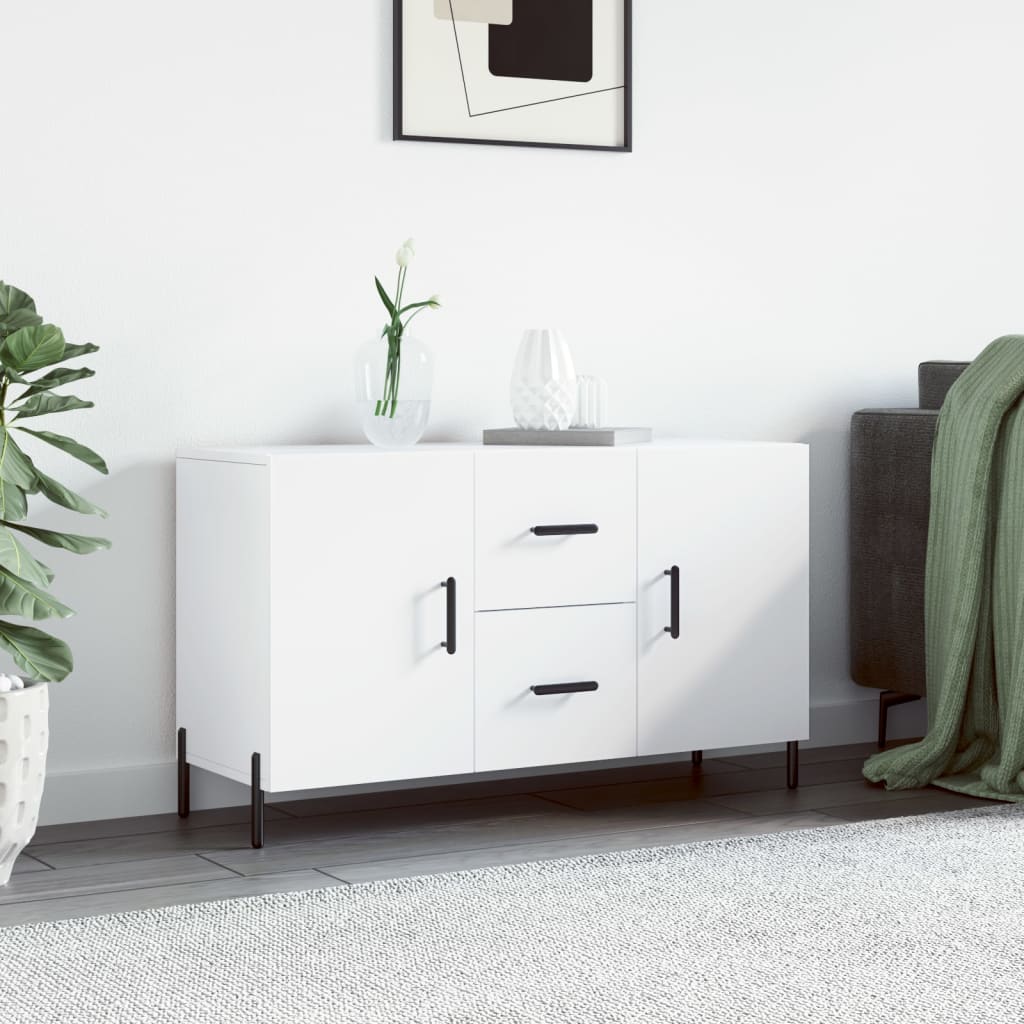 Sānu skapītis, balts, 100x36x60cm, apstrādāta koksne