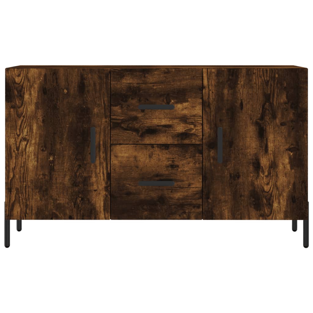 Šoninė spintelė, dūminio ąžuolo, 100x36x60cm, apdirbta mediena