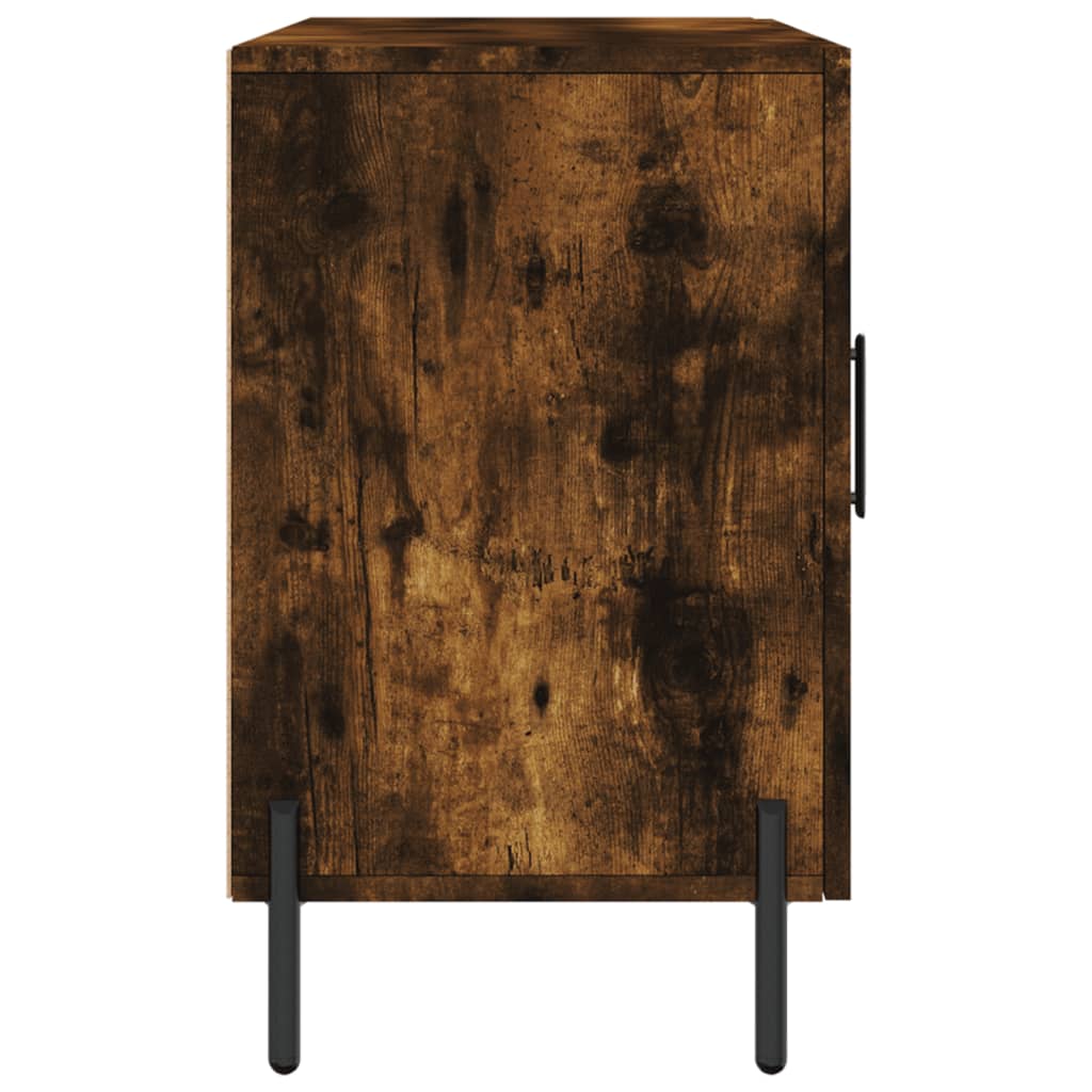 Šoninė spintelė, dūminio ąžuolo, 100x36x60cm, apdirbta mediena