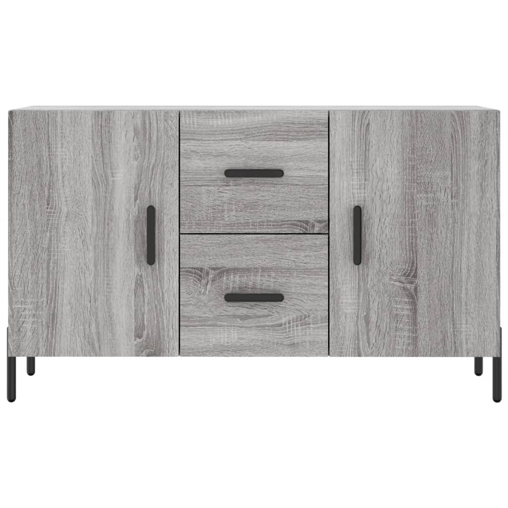 Šoninė spintelė, pilka ąžuolo, 100x36x60cm, apdirbta mediena