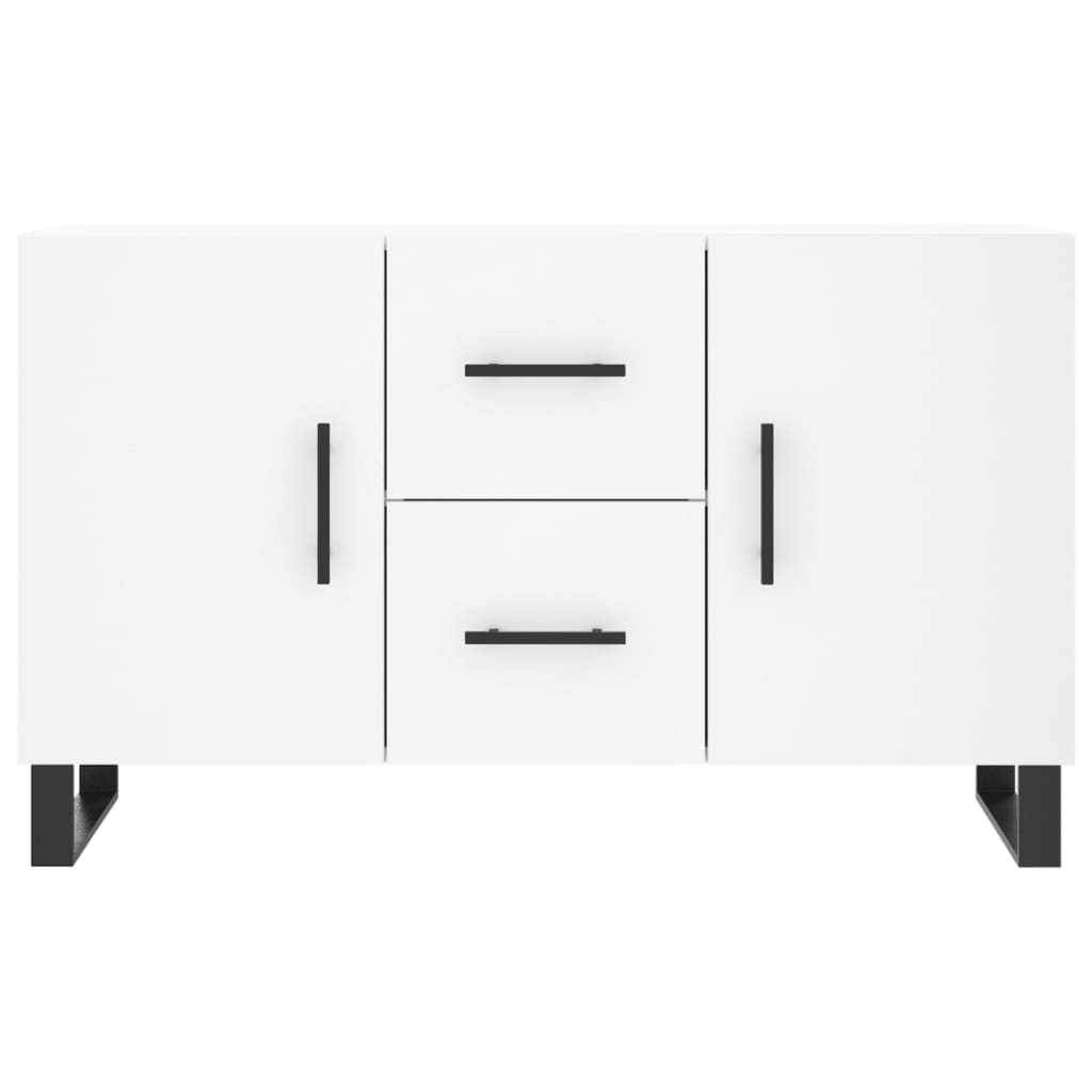 Side cabinet, white, 100x36x60cm, engineered wood