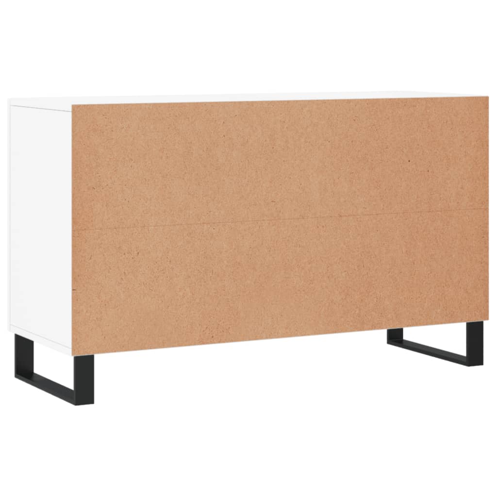 Side cabinet, white, 100x36x60cm, engineered wood