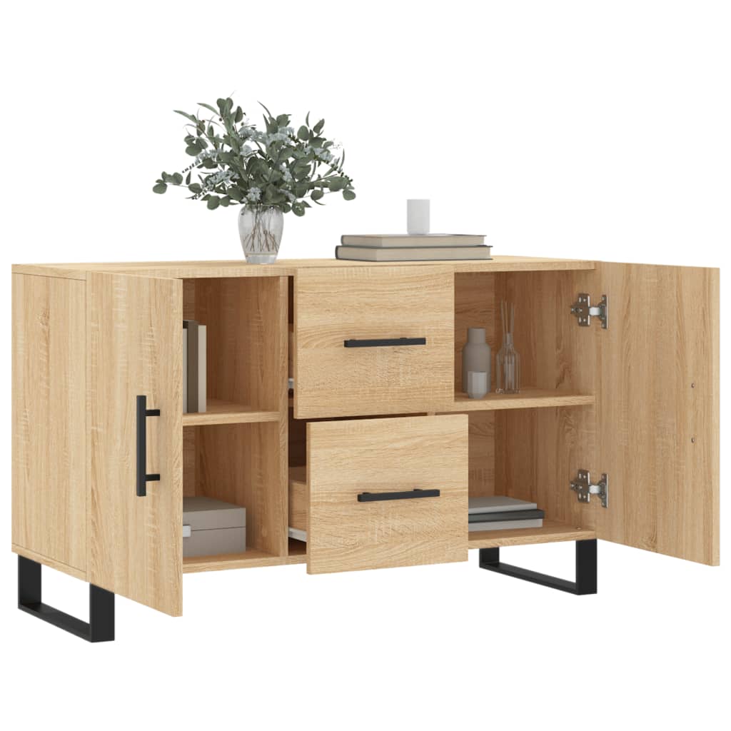 Sideboard, Sonoma oak, 100x36x60 cm, engineered wood