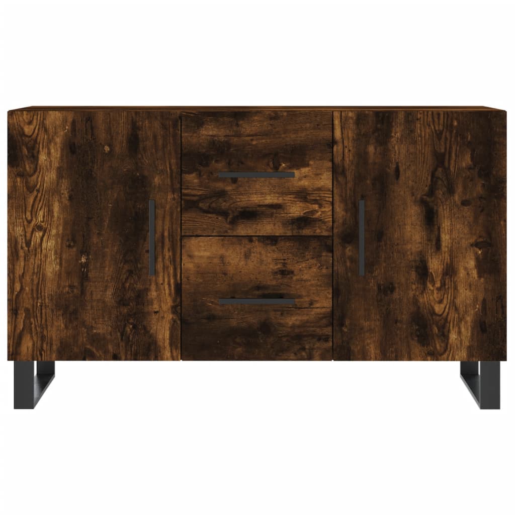 Šoninė spintelė, dūminio ąžuolo, 100x36x60cm, apdirbta mediena