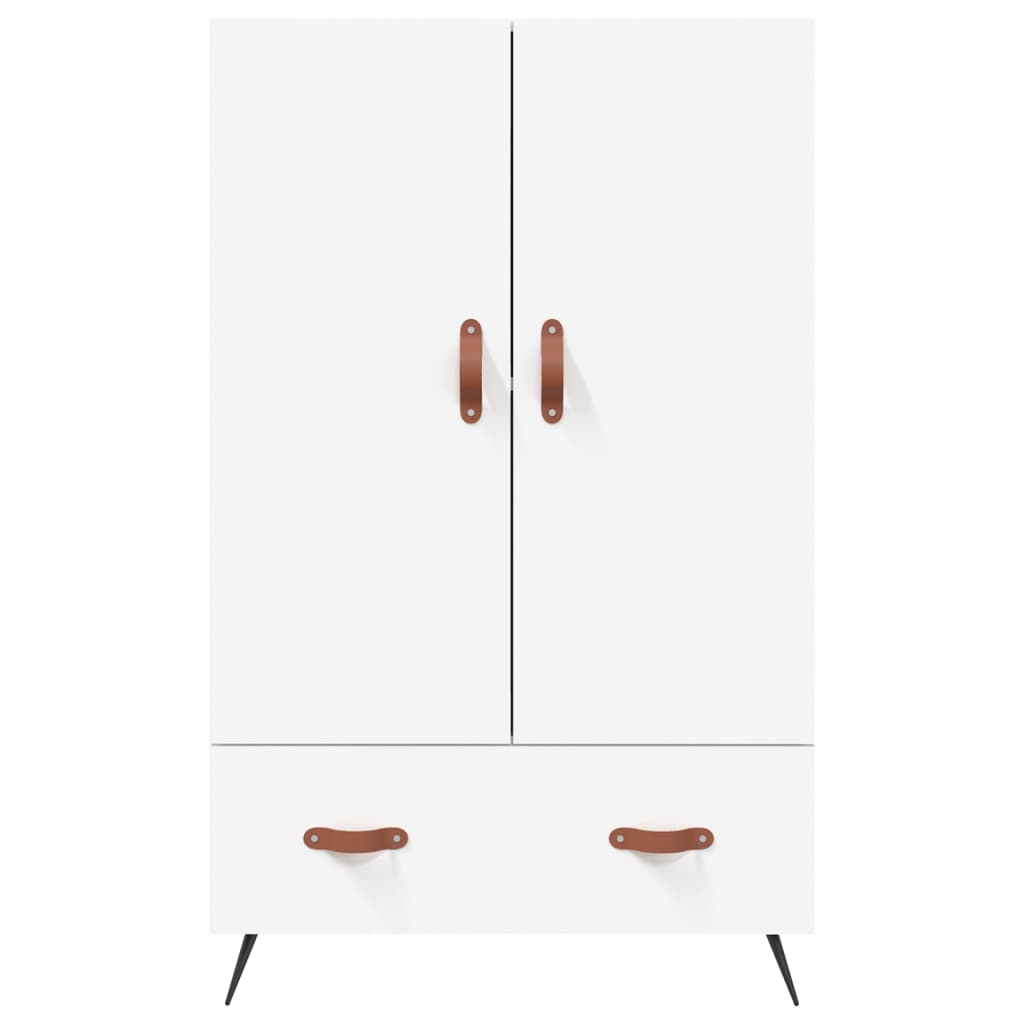 Komoda, baltos spalvos, 69,5x31x115cm, apdirbta mediena