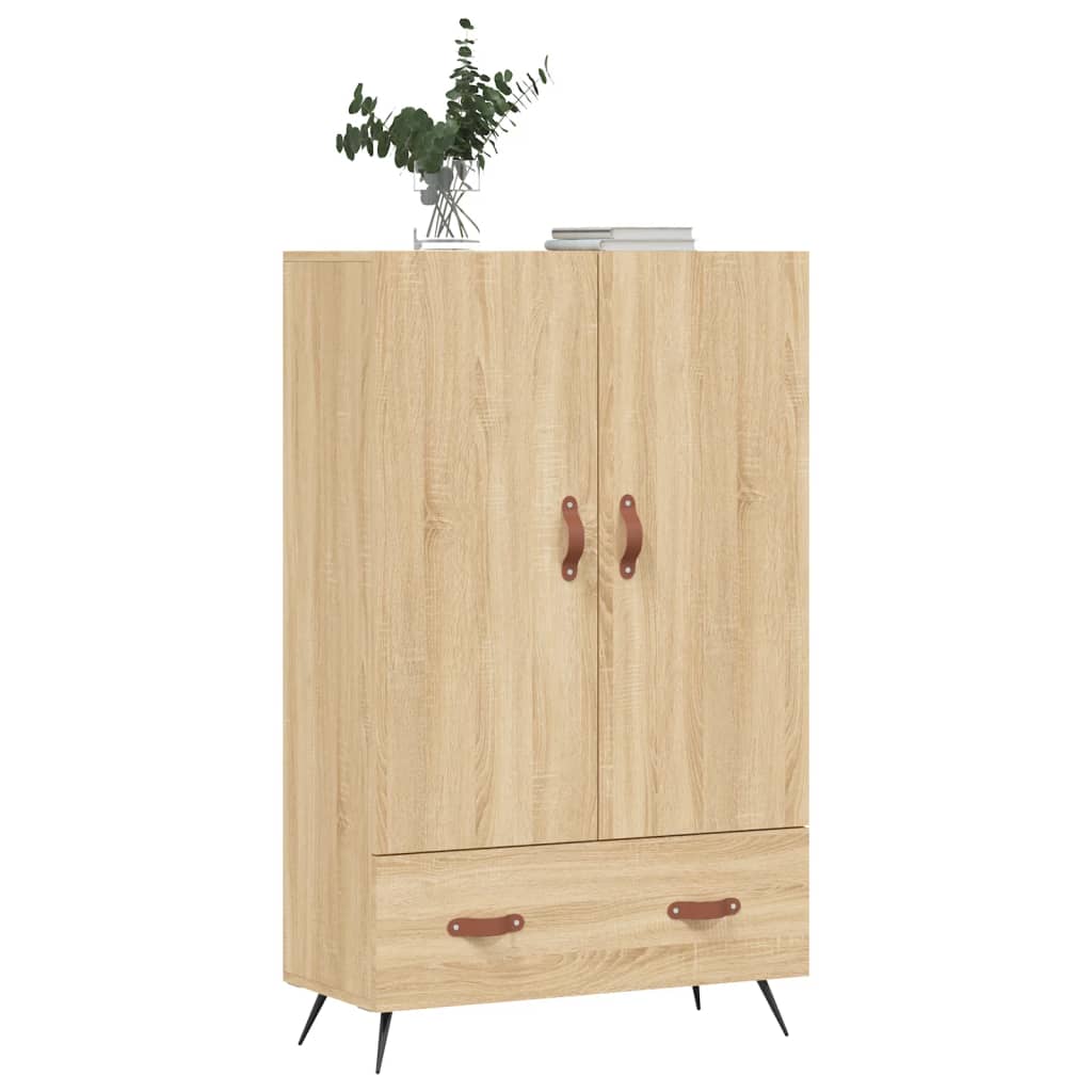 Kumode, sonomas ozolkoka krāsā, 69,5x31x115cm, apstrādāta koksne