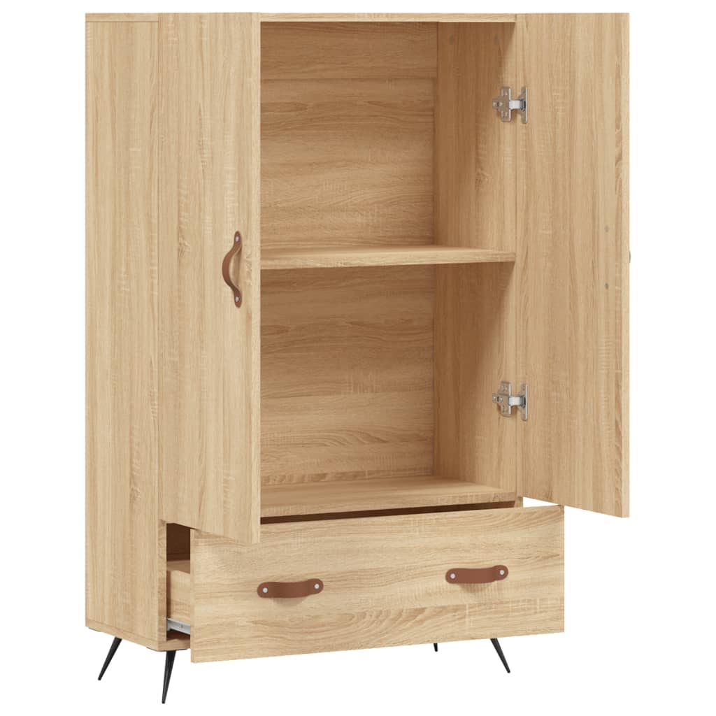 Kumode, sonomas ozolkoka krāsā, 69,5x31x115cm, apstrādāta koksne