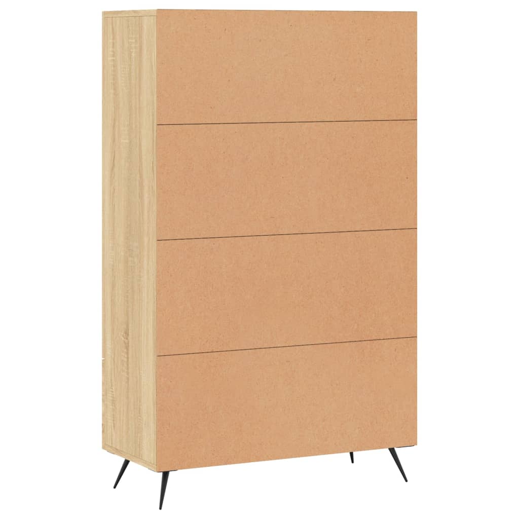 Kumode, sonomas ozolkoka krāsā, 69,5x31x115cm, apstrādāta koksne