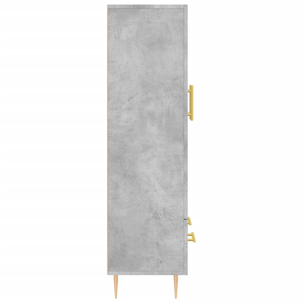 Komoda, betono pilkos spalvos, 69,5x31x115cm, apdirbta mediena