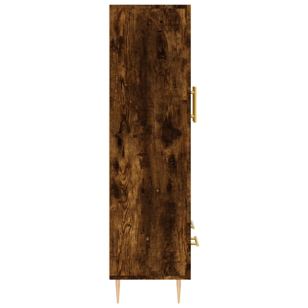 Kumode, dūmu ozolkoka krāsā, 69,5x31x115cm, apstrādāta koksne