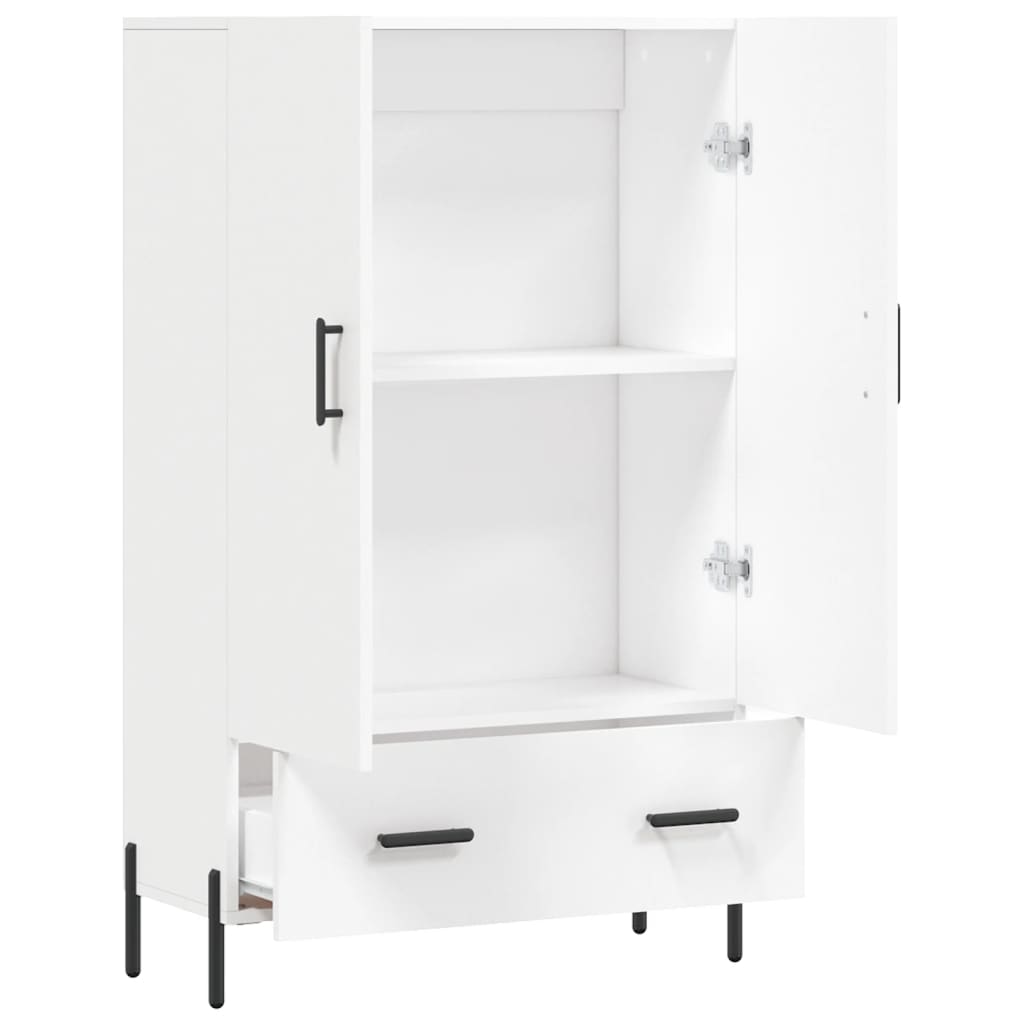 Kumode, balta, 69,5x31x115cm, apstrādāta koksne