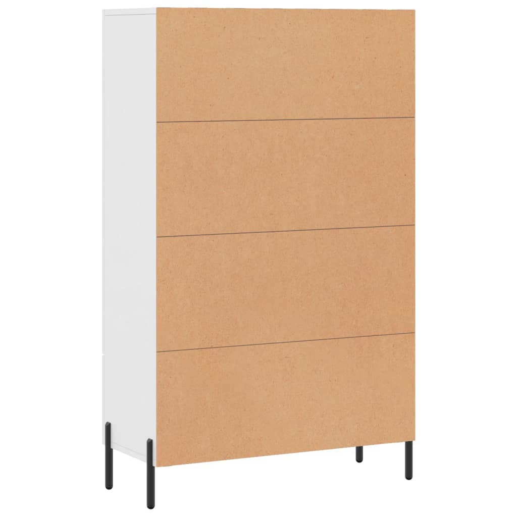 Kumode, balta, 69,5x31x115cm, apstrādāta koksne