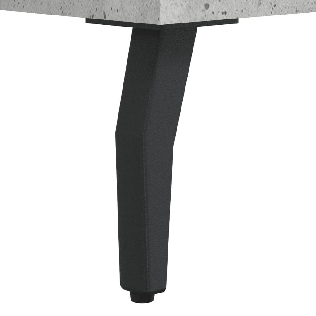 Chest of drawers, concrete grey, 69.5x31x115cm, engineered wood