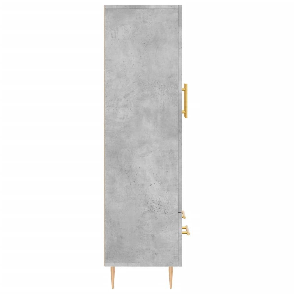 Komoda, betono pilkos spalvos, 69,5x31x115cm, apdirbta mediena
