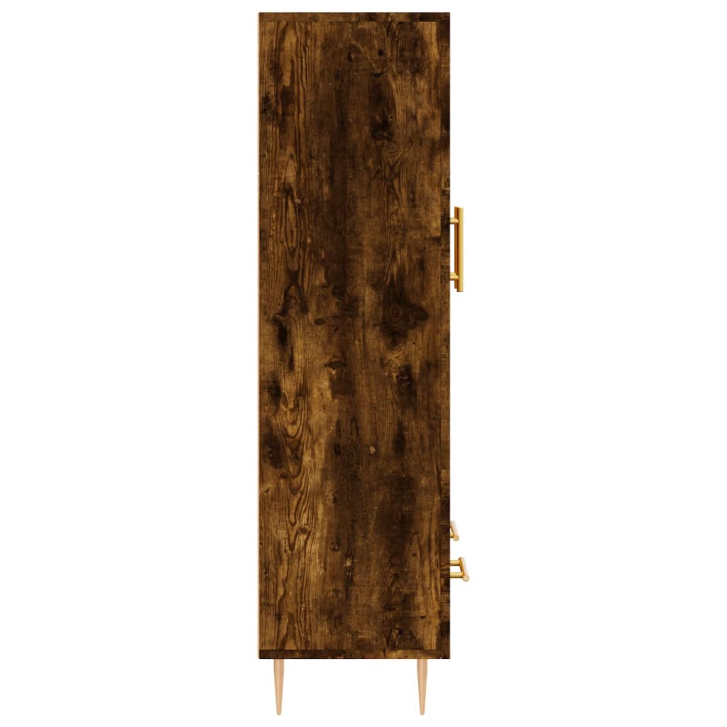 Kumode, dūmu ozolkoka krāsā, 69,5x31x115cm, apstrādāta koksne