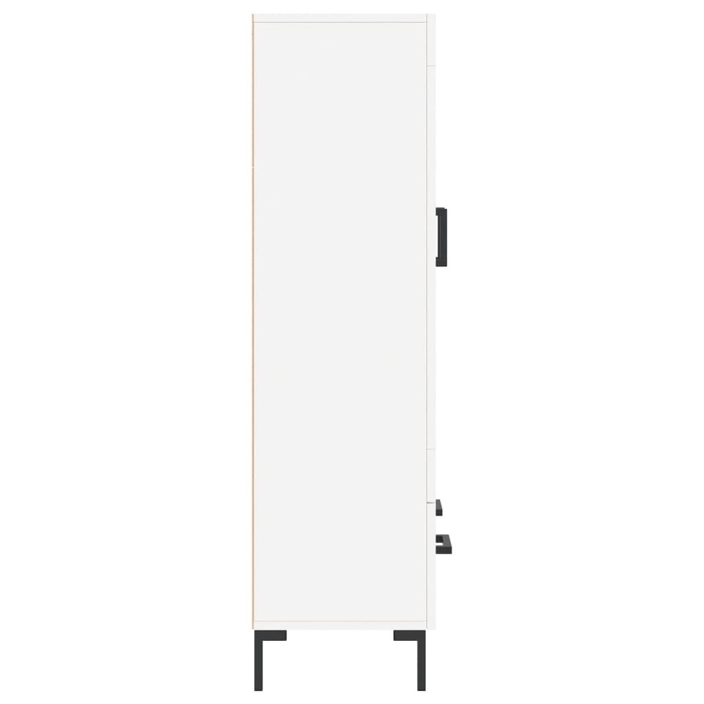 Komoda, baltos spalvos, 69,5x31x115cm, apdirbta mediena